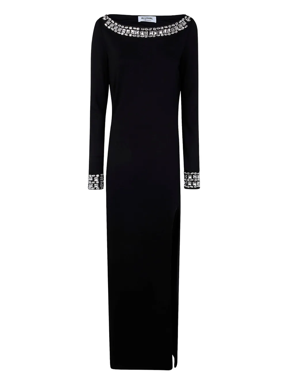 Длинное платье, украшенное кристаллами Blugirl, черный
Длинное платье, украшенное кристаллами Blugirl, черный