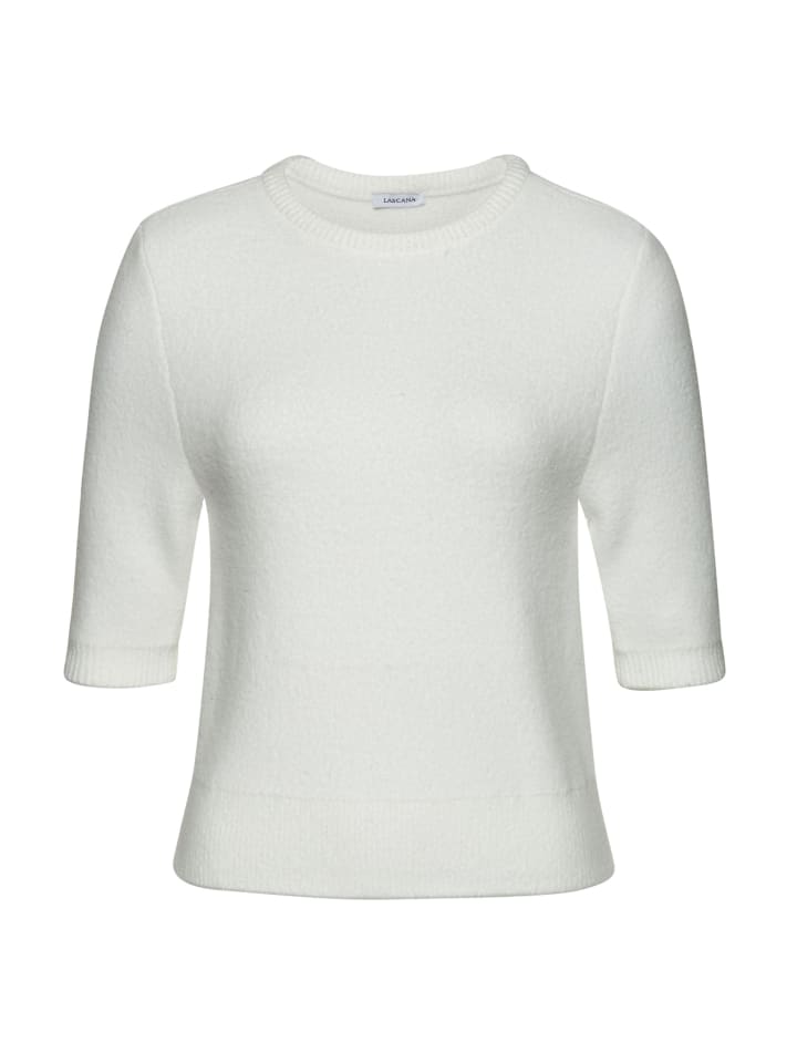 Свитер с короткими рукавами кремового цвета LASCANA
Свитер с короткими рукавами кремового цвета LASCANA