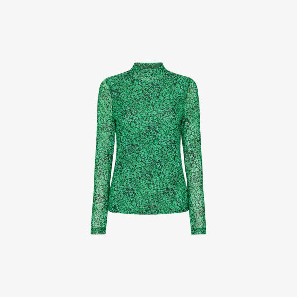 Топ из эластичной сетки с цветочным узором и длинными рукавами Whistles, мультиколор
Топ из эластичной сетки с цветочным узором и длинными рукавами Whistles, мультиколор