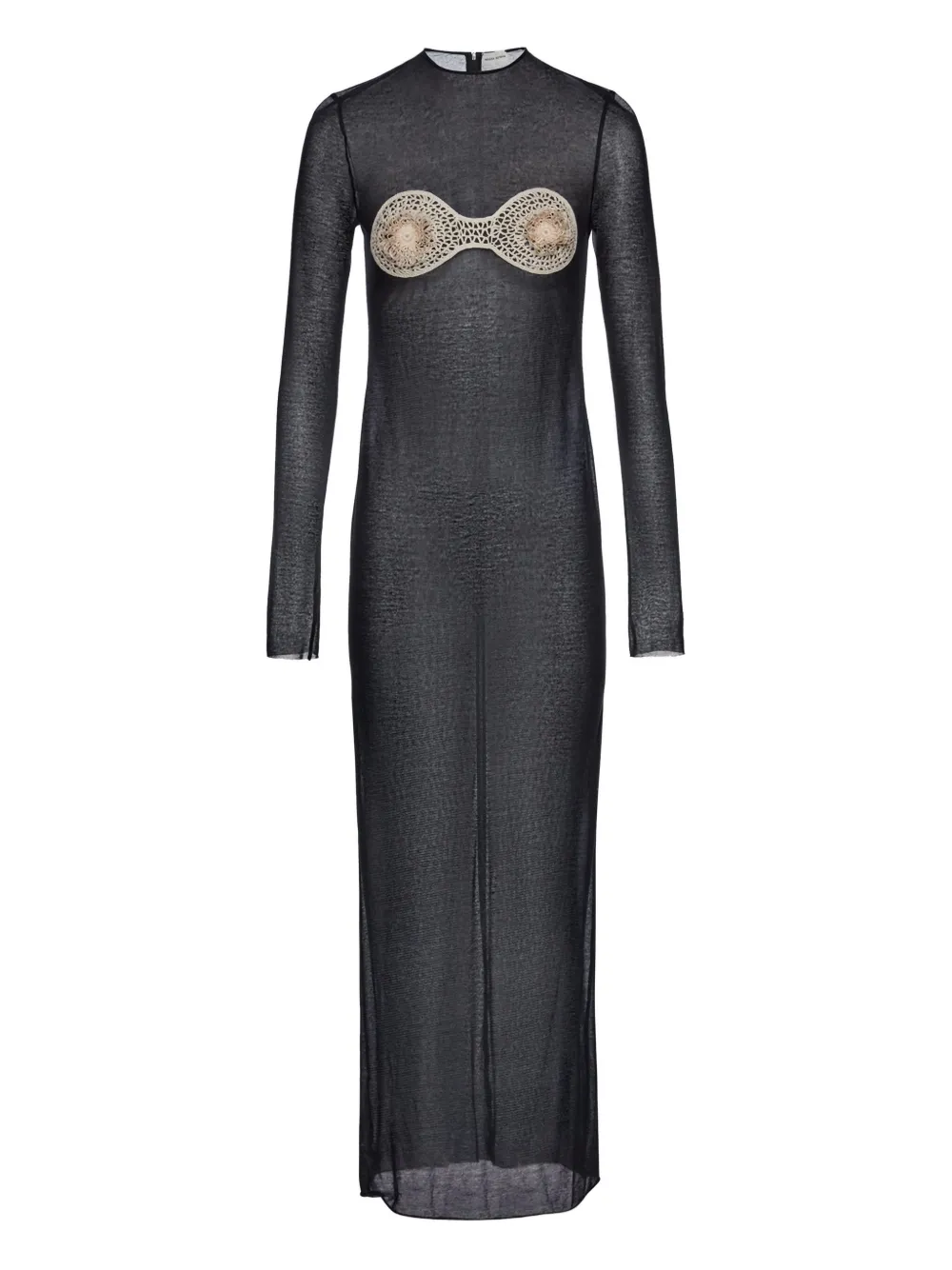 Платье макси с вышивкой Magda Butrym, черный
Платье макси с вышивкой Magda Butrym, черный