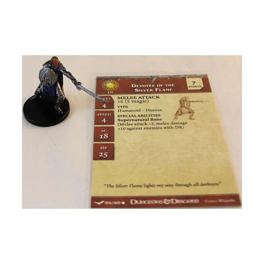 Преданный Серебряного Пламени (К), Dungeons & Dragons - Collectible Miniatures Game - Unhallowed Singles
Преданный Серебряного Пламени (К), Dungeons & Dragons - Collectible Miniatures Game - Unhallowed Singles