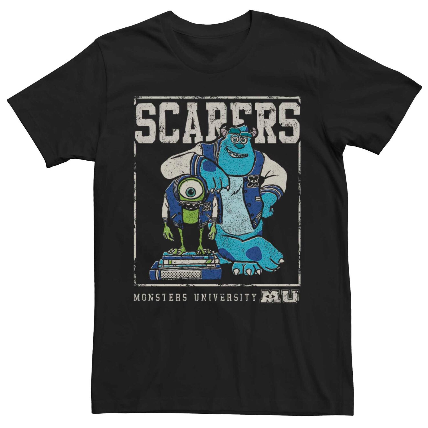 Мужская футболка с винтажным плакатом Disney Pixar Monsters University «Майк и Салли» Licensed Character
Мужская футболка с винтажным плакатом Disney Pixar Monsters University «Майк и Салли» Licensed Character