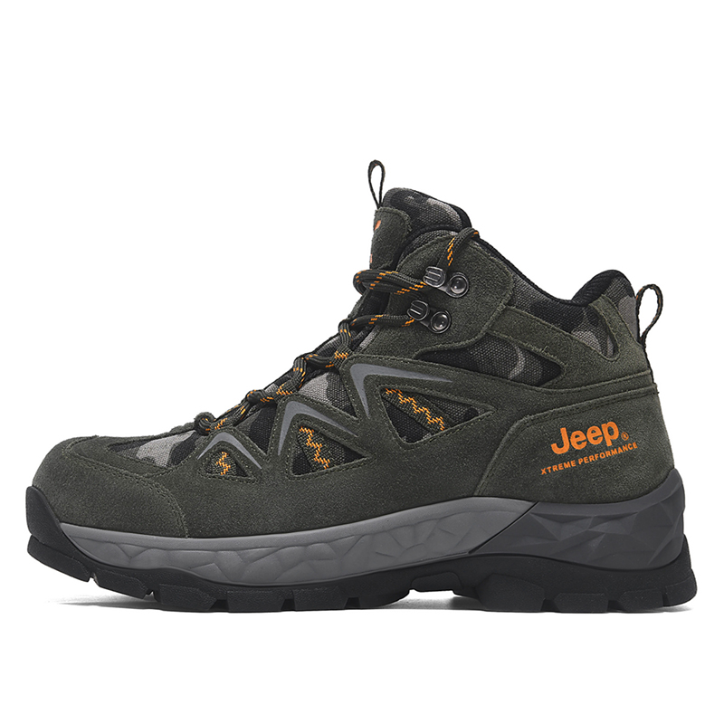 JEEP Противоскользящие амортизирующие полувысокие походные ботинки мужские, армейский зеленый
JEEP Противоскользящие амортизирующие полувысокие походные ботинки мужские, армейский зеленый