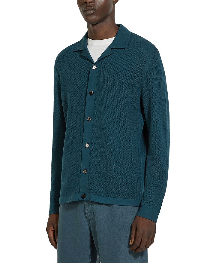 Текстурированная шерстяная рубашка-жакет ZEGNA, зеленый
Текстурированная шерстяная рубашка-жакет ZEGNA, зеленый