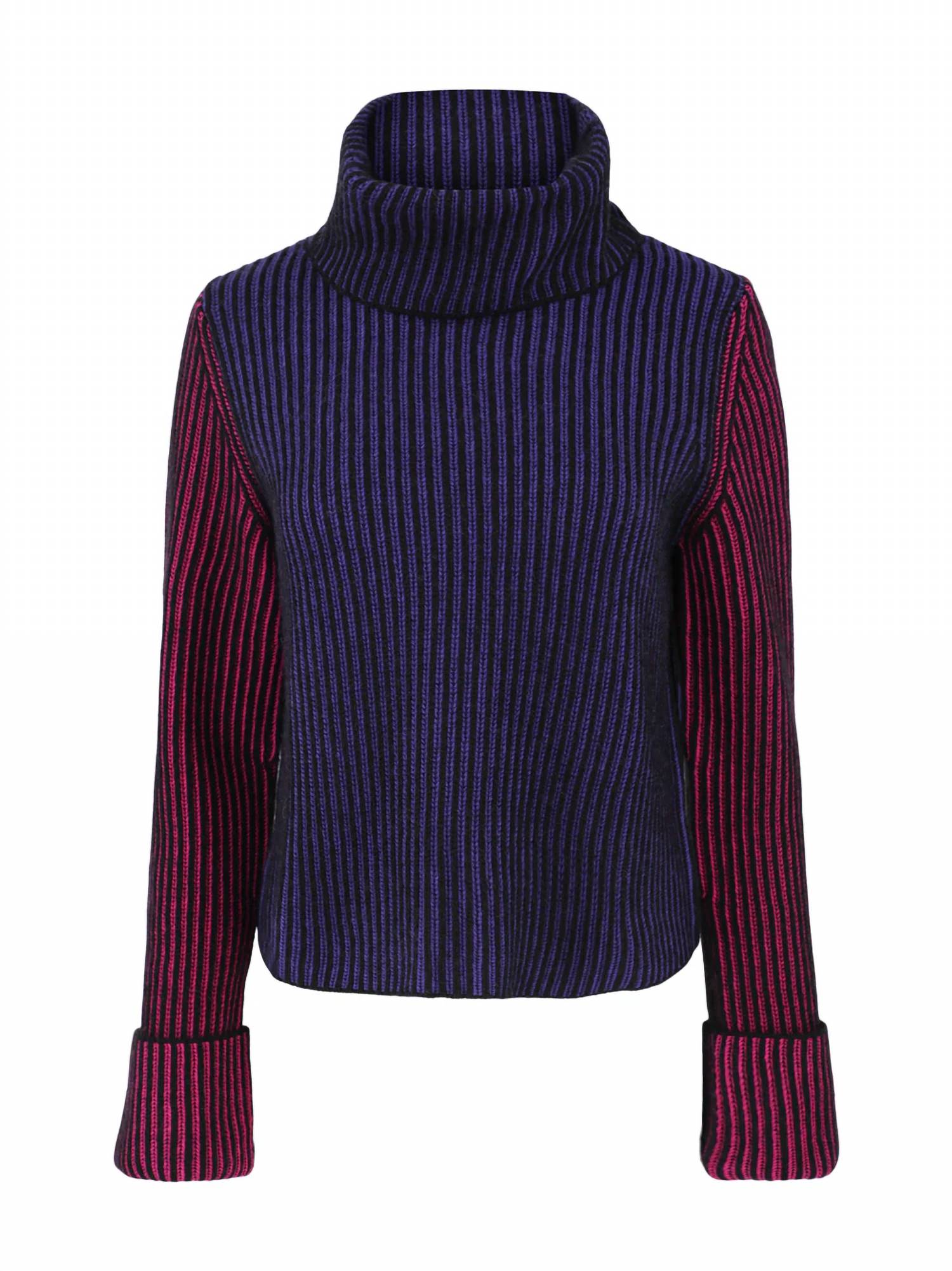 Водолазка с манжетами в стиле колор-блок, цвета черного дерева Autumn Cashmere
Водолазка с манжетами в стиле колор-блок, цвета черного дерева Autumn Cashmere