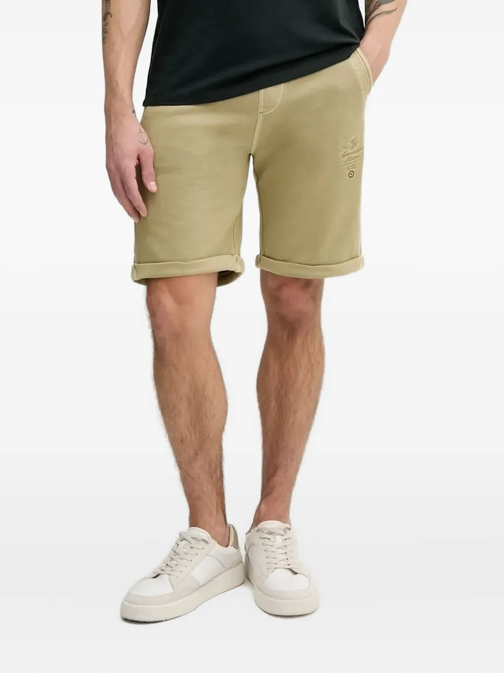 Шорты с вышитым логотипом Aeronautica Militare, зеленый
Шорты с вышитым логотипом Aeronautica Militare, зеленый