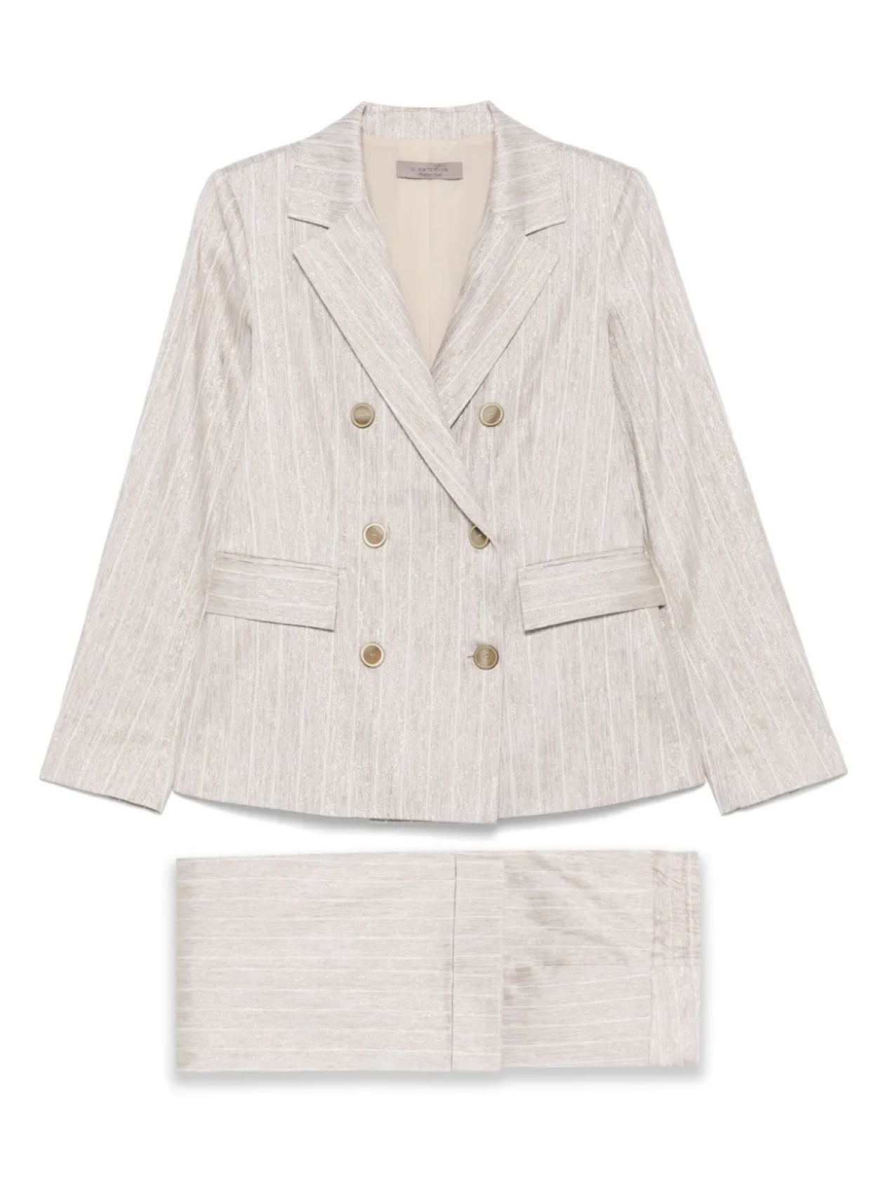 Костюм в полоску D.Exterior, нейтральный
Костюм в полоску D.Exterior, нейтральный