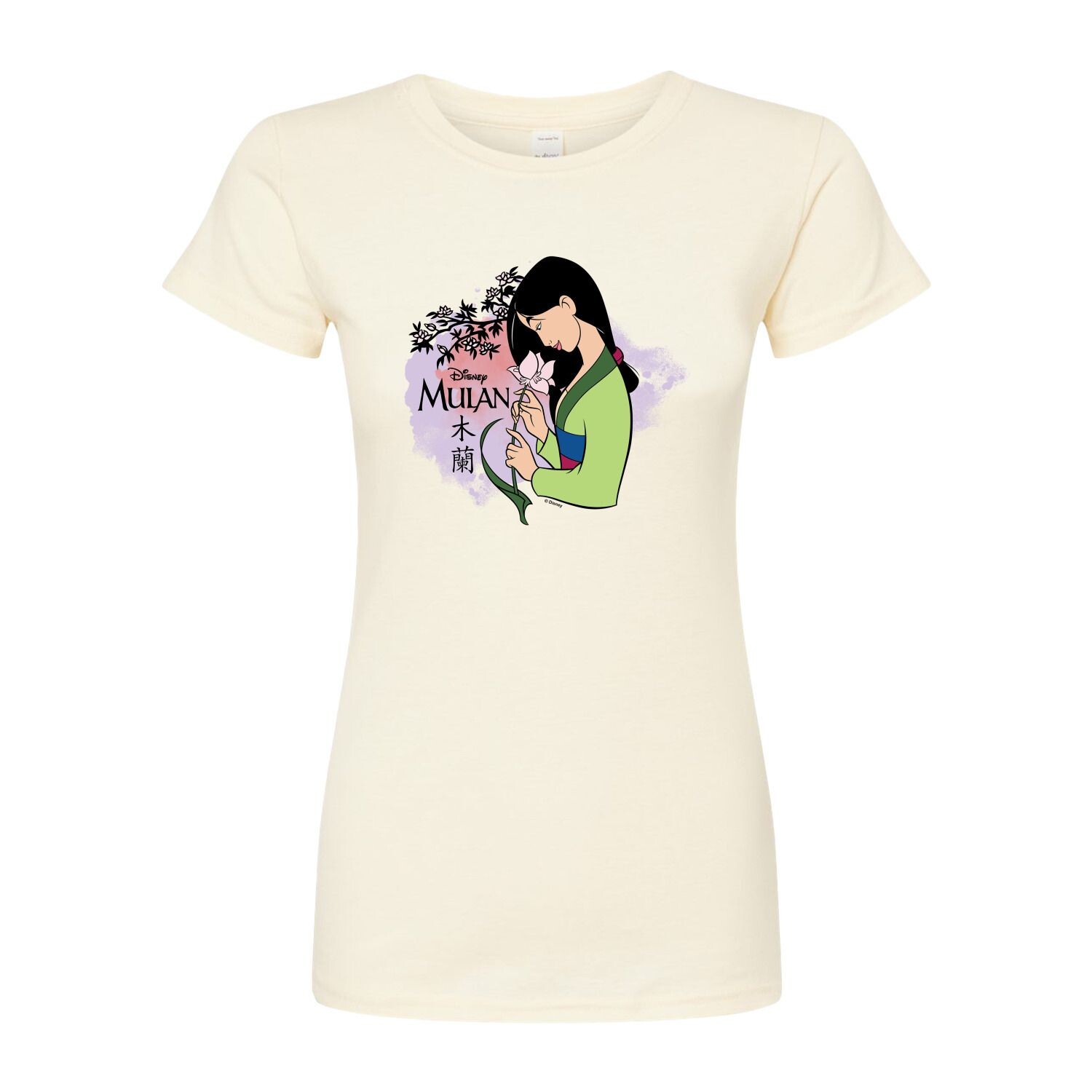Облегающая футболка Disney's Mulan Juniors Blossoms Licensed Character 
Облегающая футболка Disney's Mulan Juniors Blossoms Licensed Character