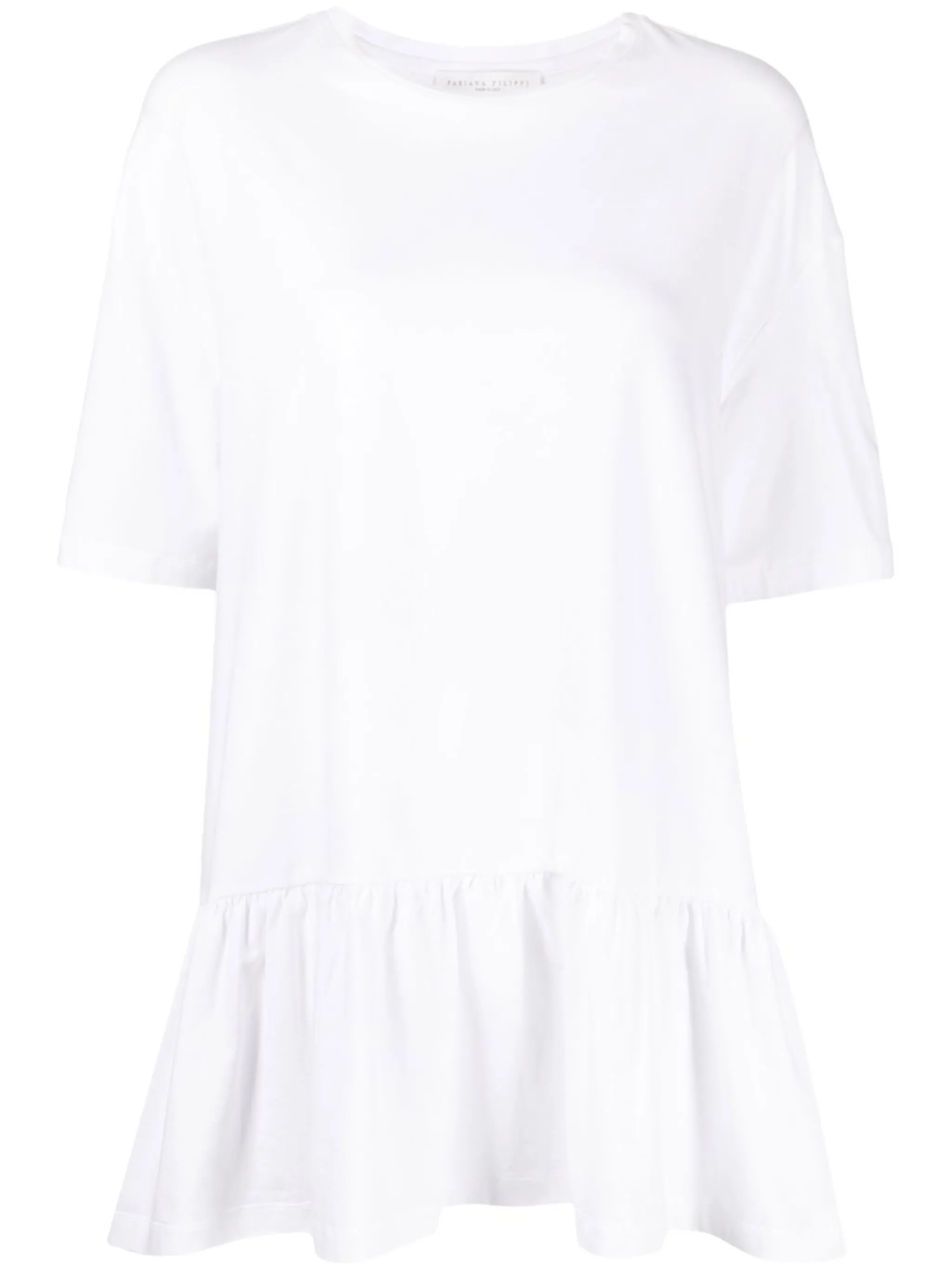 Футболка с баской Fabiana Filippi, белый
Футболка с баской Fabiana Filippi, белый
