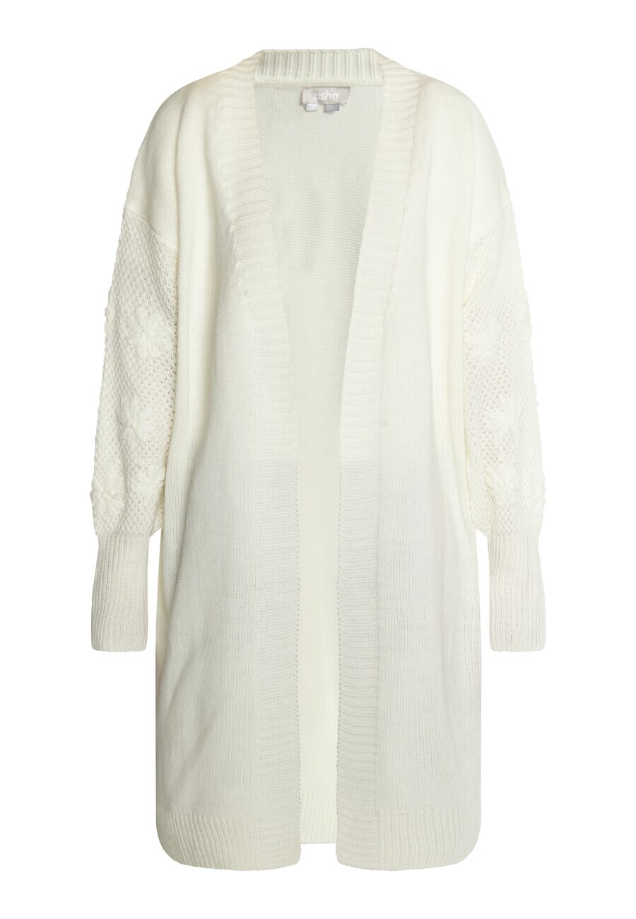 Вязаный кардиган Usha Knit Cardigan, натуральный белый
Вязаный кардиган Usha Knit Cardigan, натуральный белый
