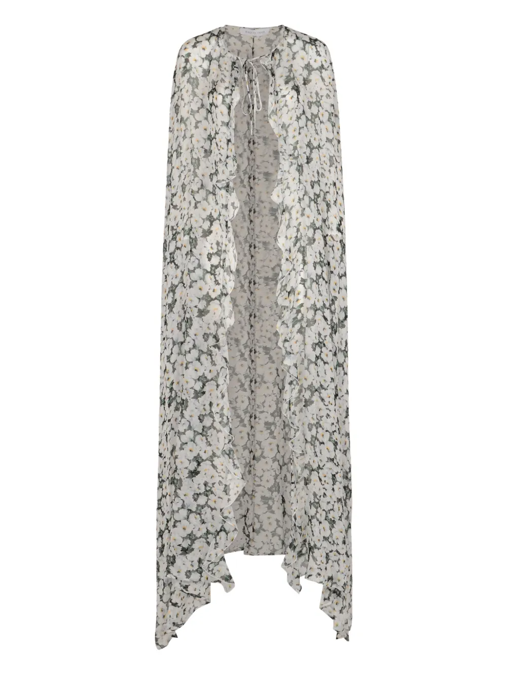 Накидка с цветочным принтом и оборками Raquel Diniz, белый
Накидка с цветочным принтом и оборками Raquel Diniz, белый