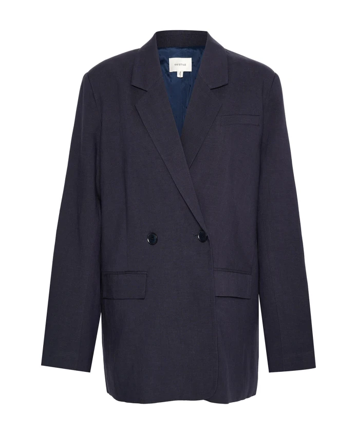 Темный льняной блейзер - lizagz tammy Gestuz, синий
Темный льняной блейзер - lizagz tammy Gestuz, синий