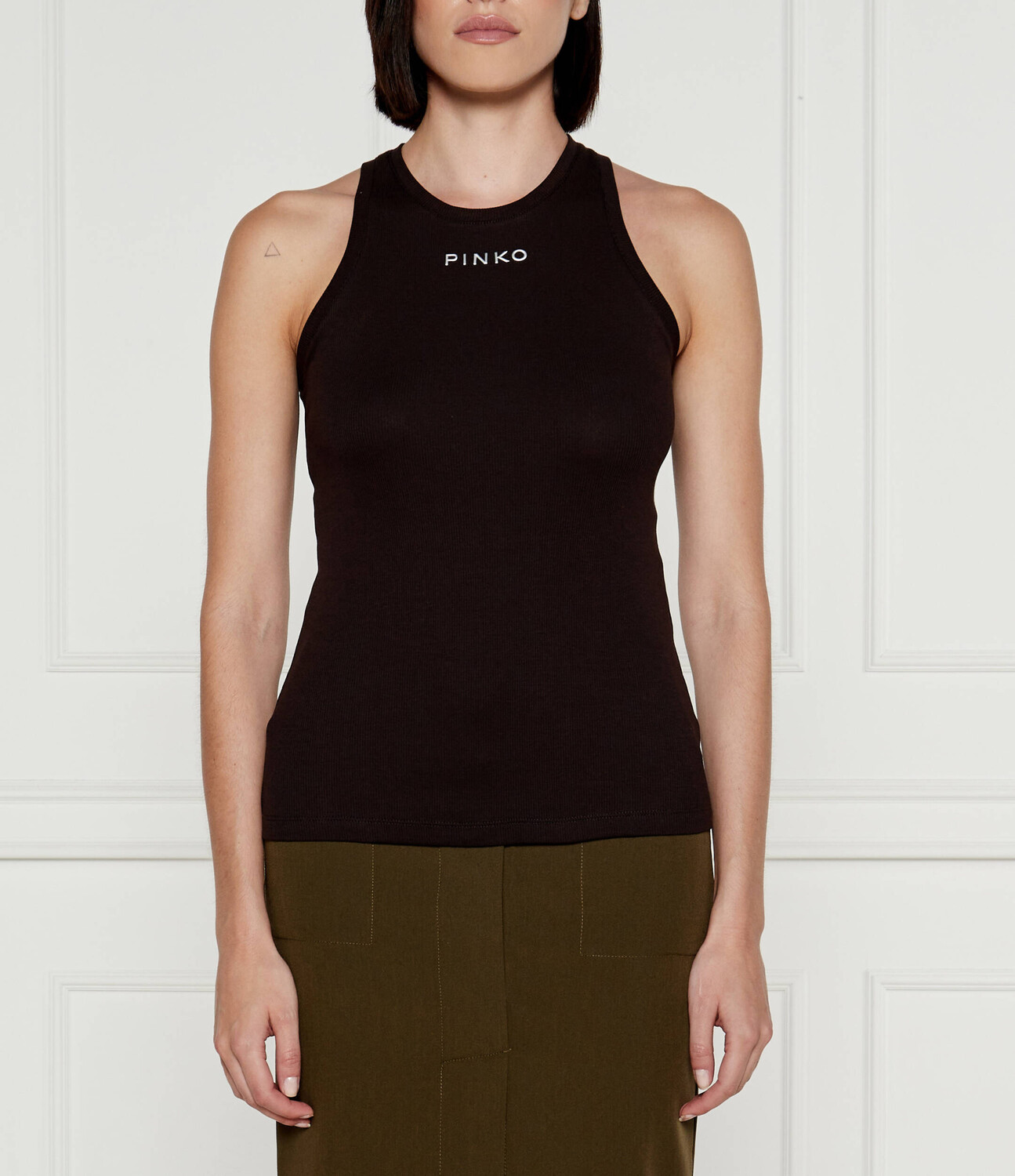 Топ Pinko DISTINTO Slim Fit, коричневый
Топ Pinko DISTINTO Slim Fit, коричневый