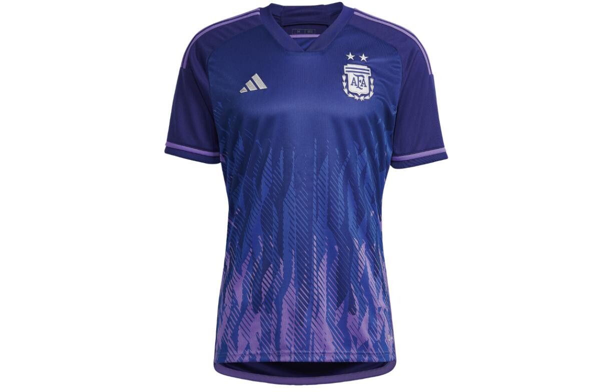 Adidas Аргентина 2022-23 Месси выездная майка Legacy Indigo/Purple Rush, Фиолетовый