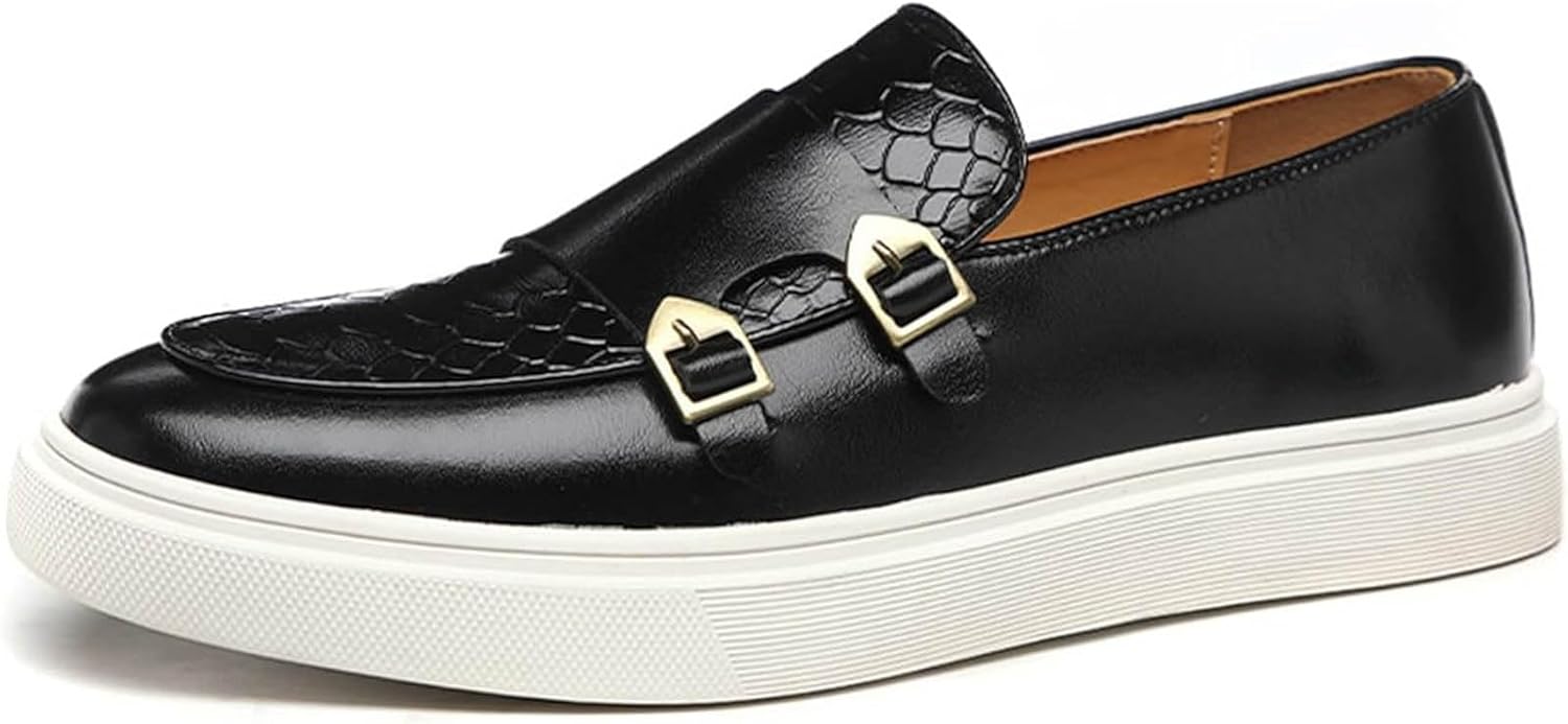 Мужские туфли с двойной пряжкой-монах, кроссовки, повседневная мода, официальная деловая обувь из лакированной кожи Xinduoyu, черный
Мужские туфли с двойной пряжкой-монах, кроссовки, повседневная мода, официальная деловая обувь из лакированной кожи Xinduoyu, черный