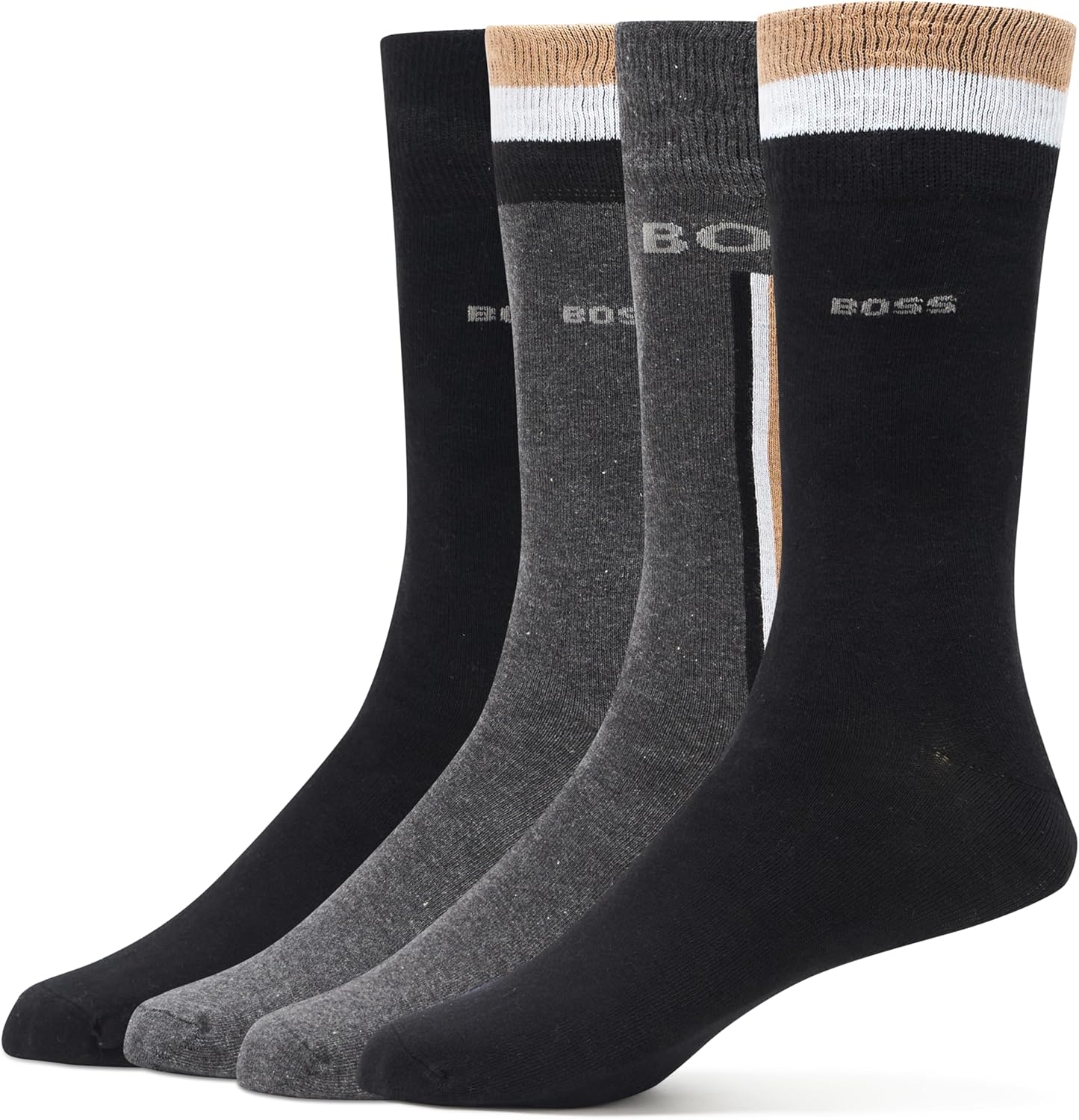 BOSS Мужские носки с логотипом (4 пары), Black Crow
BOSS Мужские носки с логотипом (4 пары), Black Crow