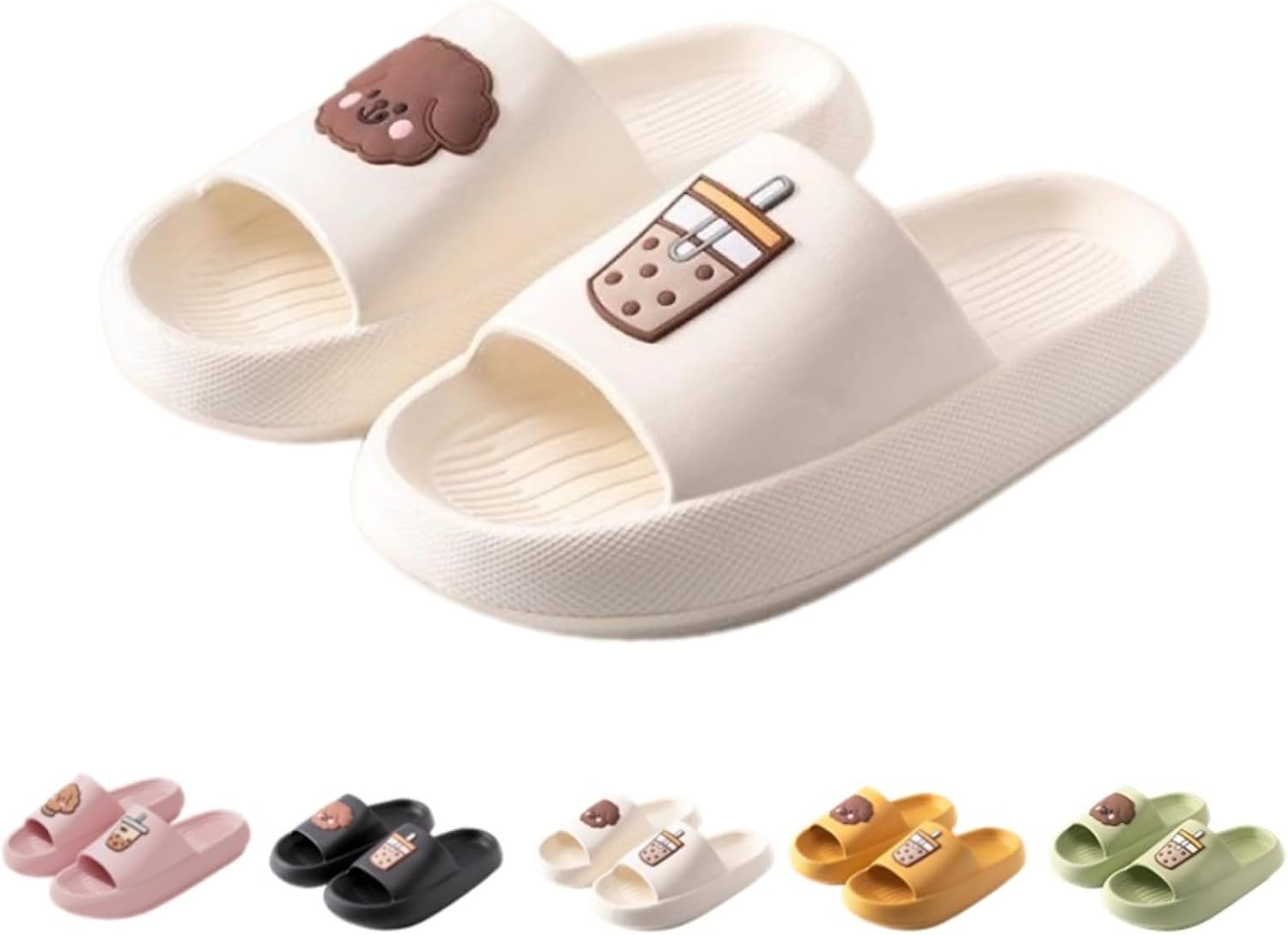 Тапочки Japado для женщин и мужчин с милым мультяшным дизайном, для душа, плавания и пляжа, из ЭВА, с противоскользящей подошвой, для дома и улицы, с мягкой толстой подошвой, белый
Тапочки Japado для женщин и мужчин с милым мультяшным дизайном, для душа, плавания и пляжа, из ЭВА, с противоскользящей подошвой, для дома и улицы, с мягкой толстой подошвой, белый