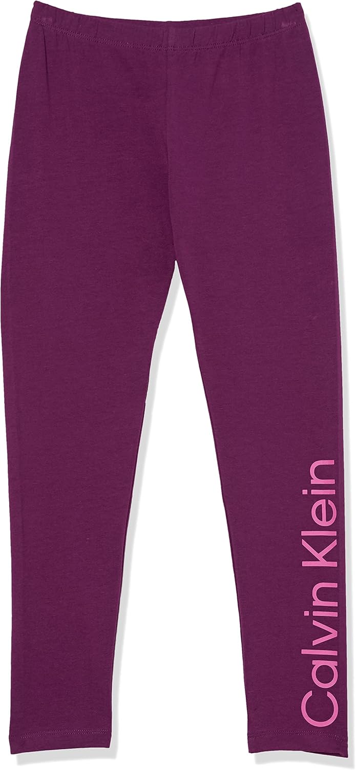 Леггинсы Calvin Klein для девочек, спортивные брюки-стрейч полной длины с логотипом, Purple Pop
Леггинсы Calvin Klein для девочек, спортивные брюки-стрейч полной длины с логотипом, Purple Pop