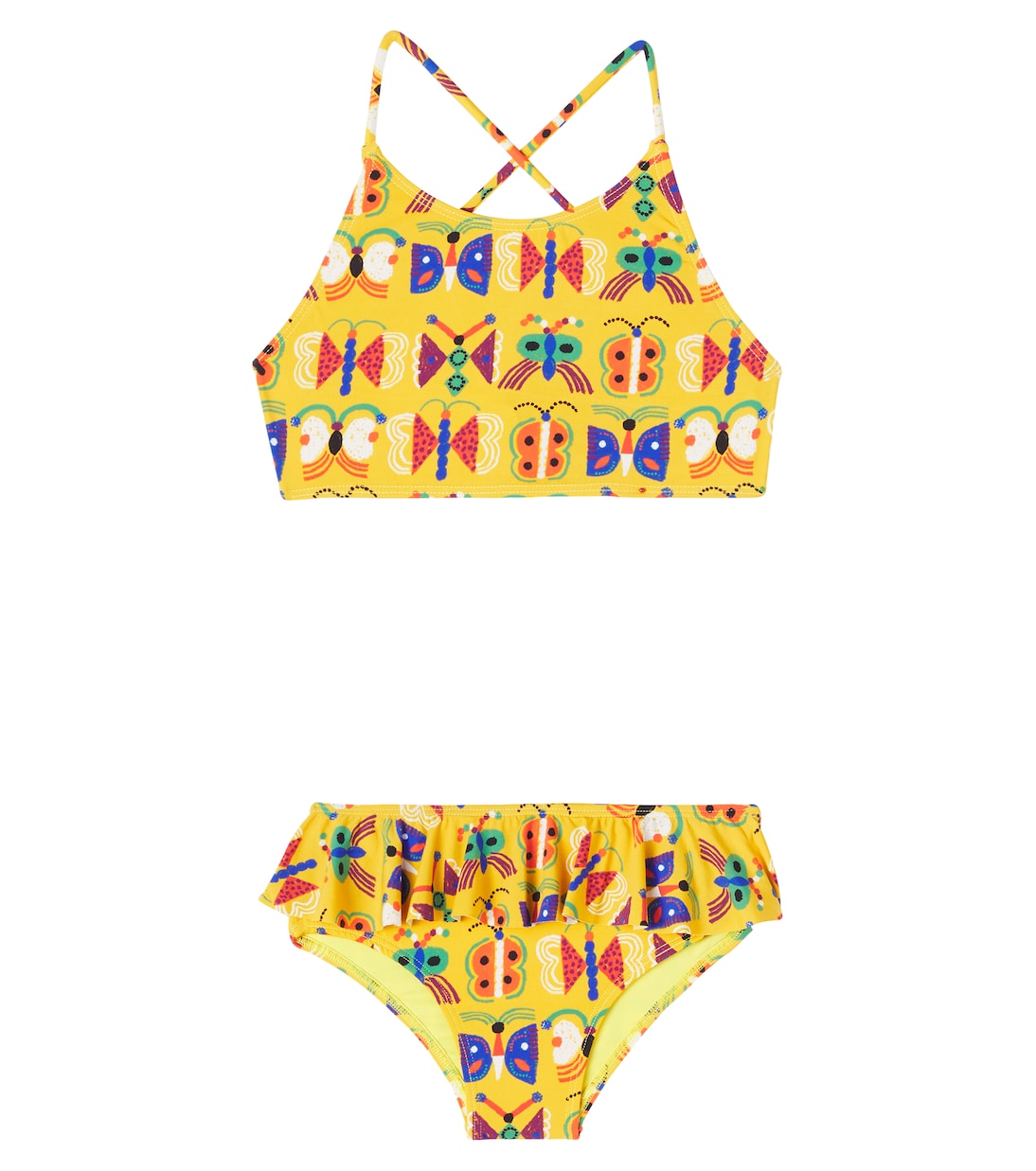 Бикини с принтом и оборками Fábula, Est Borbocosmo Fundo Amarelo
Бикини с принтом и оборками Fábula, Est Borbocosmo Fundo Amarelo