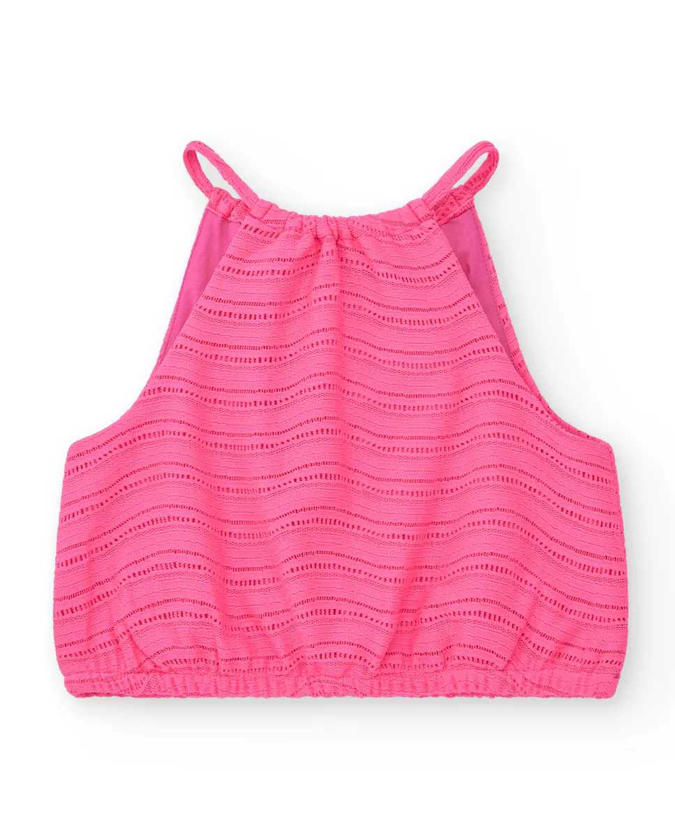 Девичий топ на бретелях и резинке на талии Tuc tuc, цвет Rosa
Девичий топ на бретелях и резинке на талии Tuc tuc, цвет Rosa