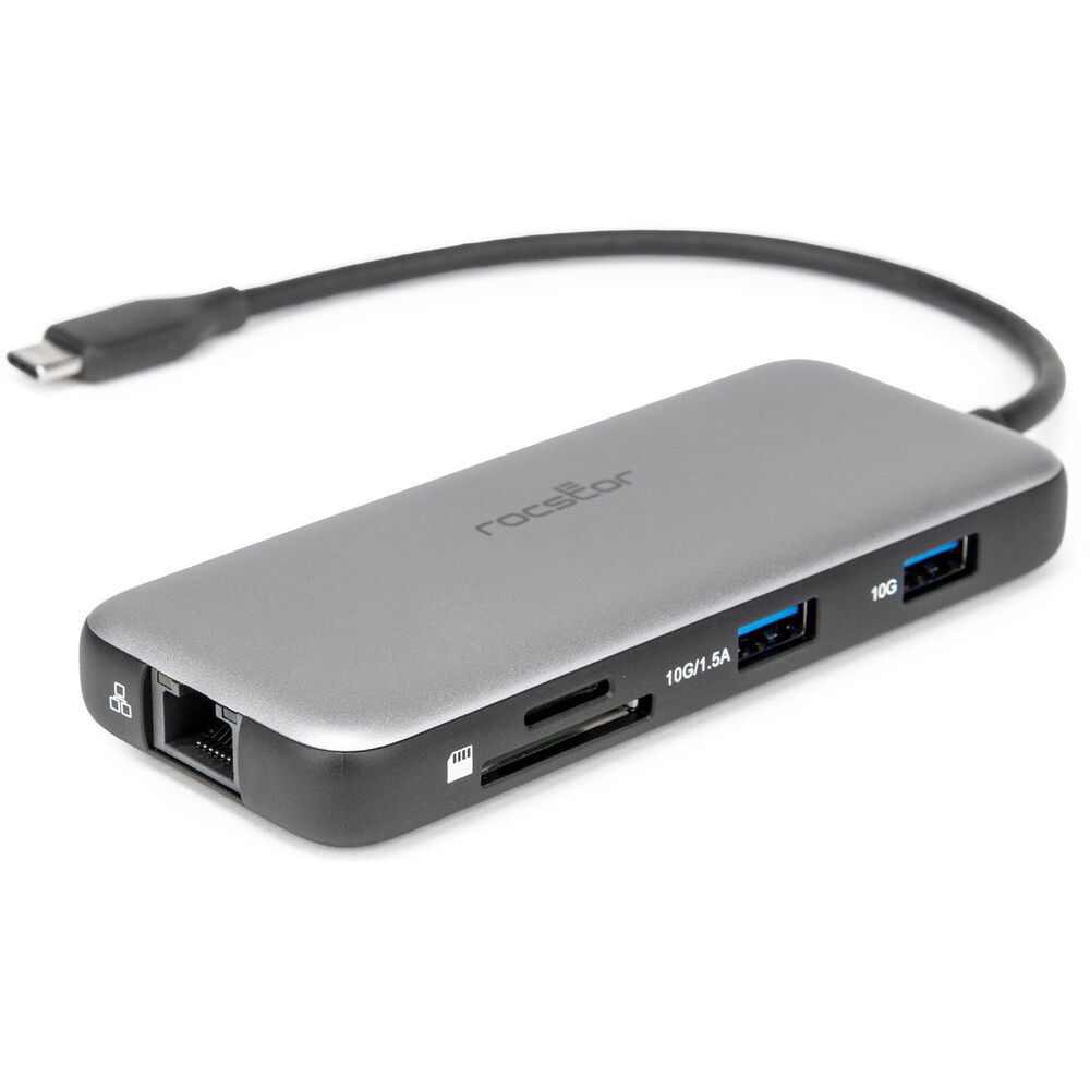 Док-станция Rocstor 8-in-1 USB-C 3.2 Gen 2 Hub Y10P030-S1
Док-станция Rocstor 8-in-1 USB-C 3.2 Gen 2 Hub Y10P030-S1