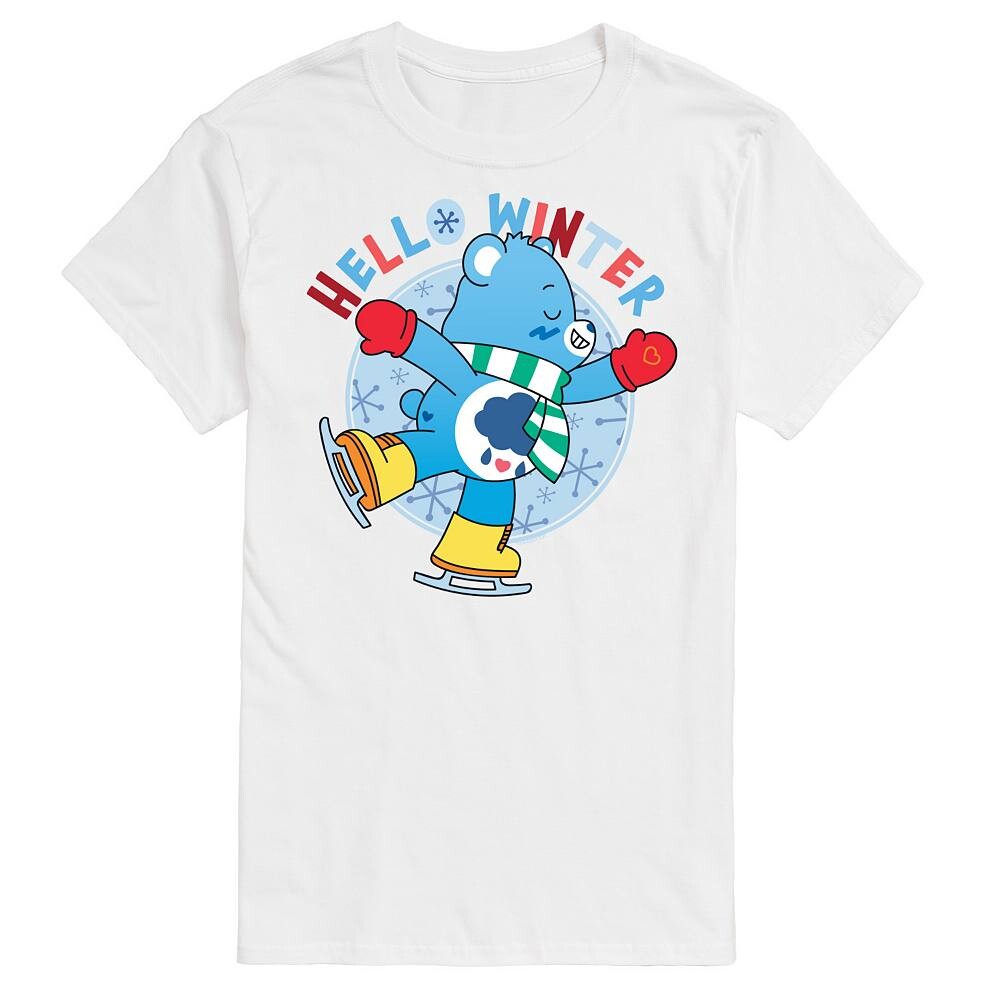 Мужская футболка с рисунком Care Bears Hello Winter Licensed Character, белый 
Мужская футболка с рисунком Care Bears Hello Winter Licensed Character, белый
