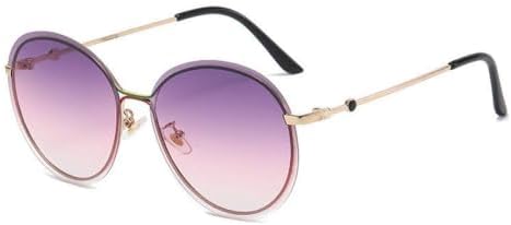 Женские солнцезащитные очки в металлической оправе, винтажные, с градиентным переходом цвета, защита от УФ-излучения UV400, модные круглые очки-маска MTZJH, Purple Pink
Женские солнцезащитные очки в металлической оправе, винтажные, с градиентным переходом цвета, защита от УФ-излучения UV400, модные круглые очки-маска MTZJH, Purple Pink