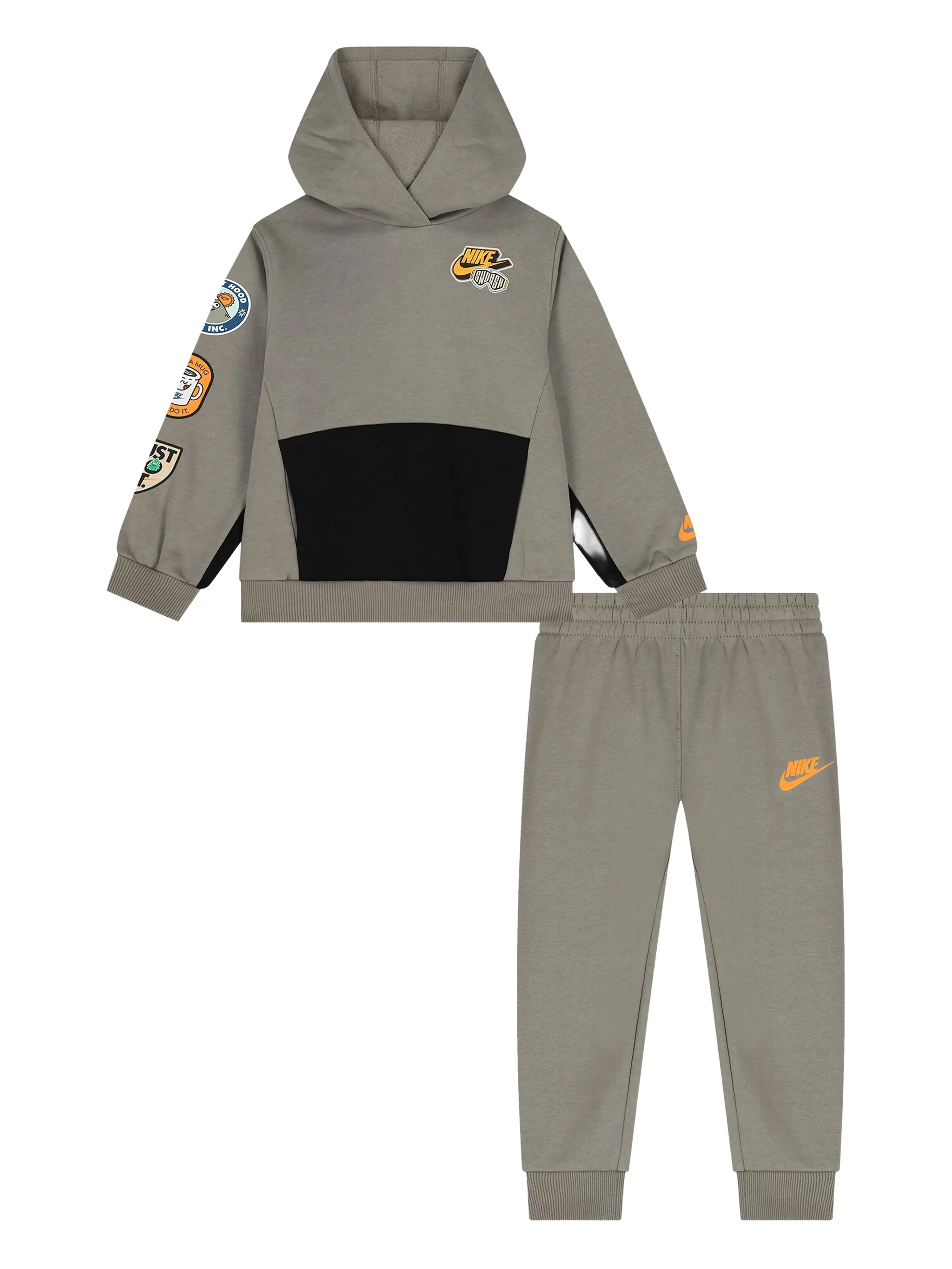 Спортивный костюм с логотипом Nike Kids, серый
Спортивный костюм с логотипом Nike Kids, серый