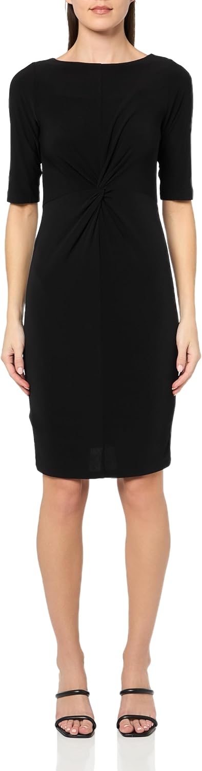 Женское платье Tommy Hilfiger с рукавами до локтя и перекрученной талией, Black
Женское платье Tommy Hilfiger с рукавами до локтя и перекрученной талией, Black