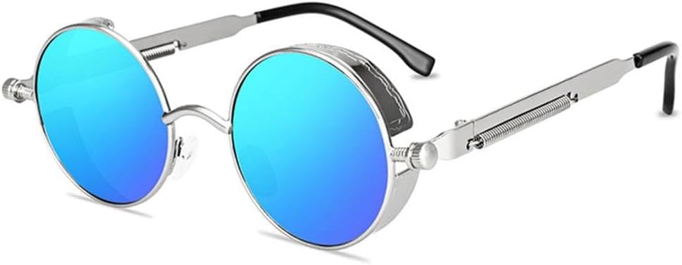 Классические солнцезащитные очки в стиле стимпанк для мужчин и женщин, ретро-готические мужские солнцезащитные очки, модные панк-очки для вечеринок и вождения LOVQZAOF, Silver Blue
Классические солнцезащитные очки в стиле стимпанк для мужчин и женщин, ретро-готические мужские солнцезащитные очки, модные панк-очки для вечеринок и вождения LOVQZAOF, Silver Blue