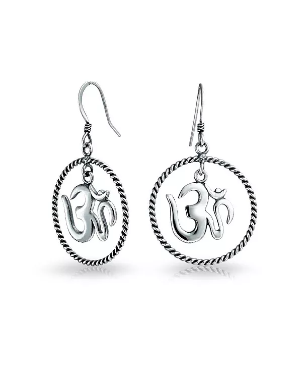 Серьги-Подвески с символом Аум-ом из стерлингового серебра Bling Jewelry, grey
Серьги-Подвески с символом Аум-ом из стерлингового серебра Bling Jewelry, grey