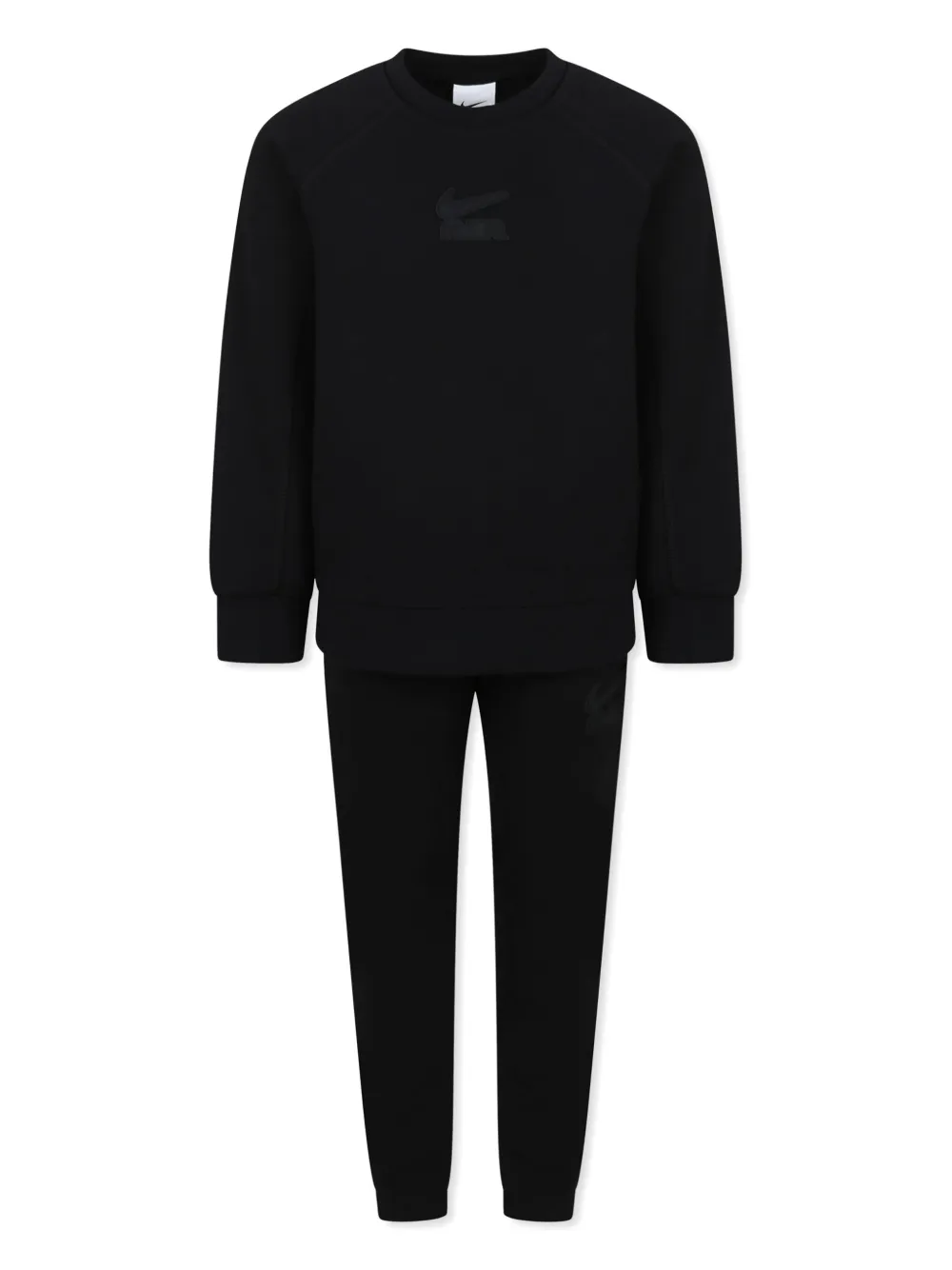 Спортивный костюм с логотипом Nike Kids, черный 
Спортивный костюм с логотипом Nike Kids, черный