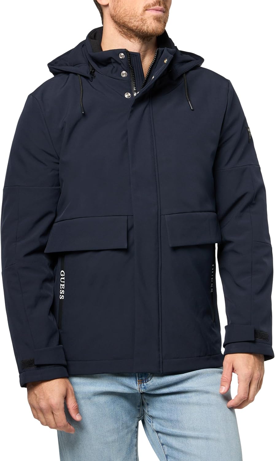 Мужская куртка-парка GUESS Miles с капюшоном, Navy Sea
Мужская куртка-парка GUESS Miles с капюшоном, Navy Sea