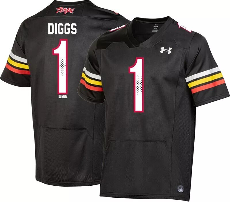Мужская футбольная майка Under Armour Maryland Terrapins Stefon Diggs #1, черная реплика
Мужская футбольная майка Under Armour Maryland Terrapins Stefon Diggs #1, черная реплика