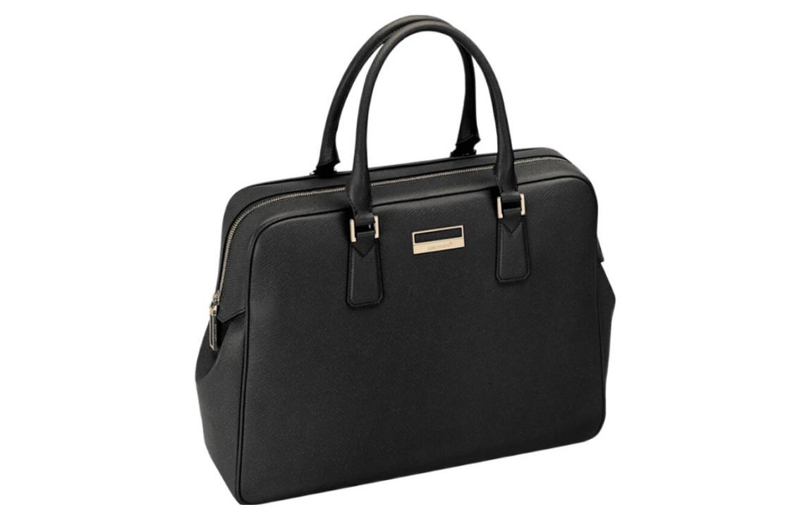 MONTBLANC Мужская черная сумка среднего размера из мягкой телячьей кожи
MONTBLANC Мужская черная сумка среднего размера из мягкой телячьей кожи