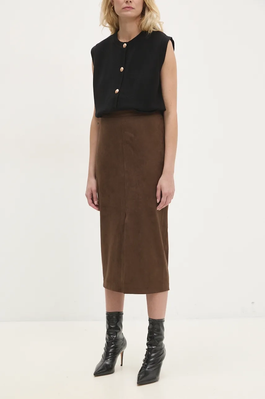 Юбка Answear Lab, коричневый
Юбка Answear Lab, коричневый