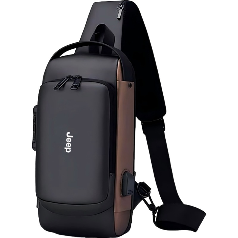 Jeep Сумка-слинг Oxford для мужчин, черная
Jeep Сумка-слинг Oxford для мужчин, черная