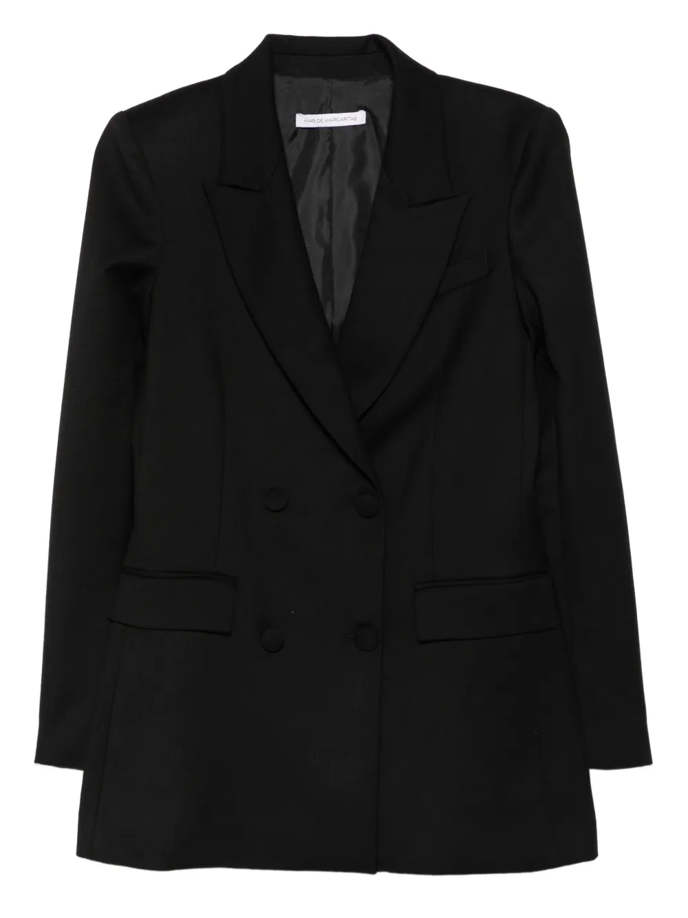 Двубортный блейзер Mar De Margaritas, черный
Двубортный блейзер Mar De Margaritas, черный