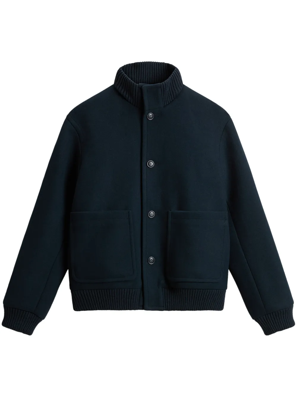 Бомбер Melton WOOLRICH, синий 
Бомбер Melton WOOLRICH, синий