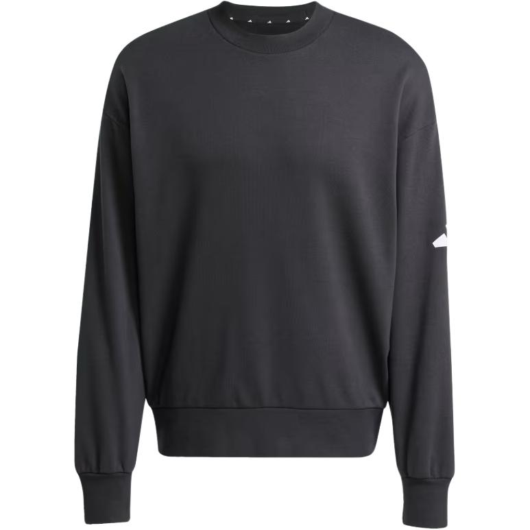 Эссеншиалз свитшот лус фит с логотипом 3 бар Adidas, черный
Эссеншиалз свитшот лус фит с логотипом 3 бар Adidas, черный