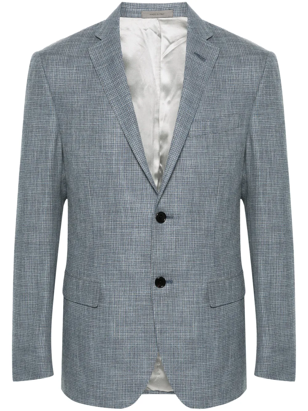Однобортный пиджак в клетку Corneliani, синий
Однобортный пиджак в клетку Corneliani, синий