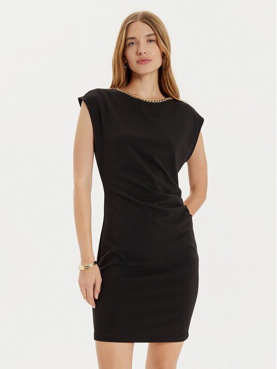 Коктейльное платье стандартного кроя Rinascimento, черный
Коктейльное платье стандартного кроя Rinascimento, черный