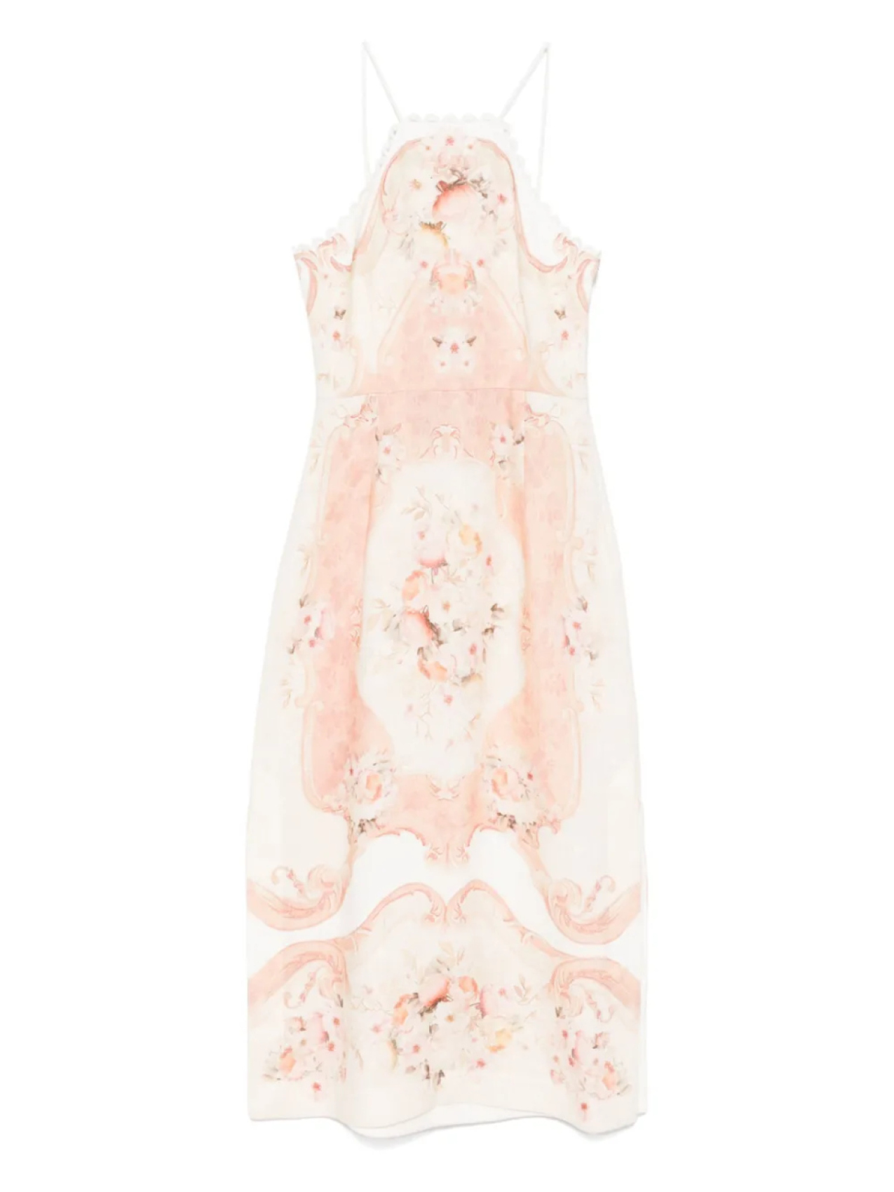 Платье миди из льна с принтом TWINSET, нейтральный
Платье миди из льна с принтом TWINSET, нейтральный