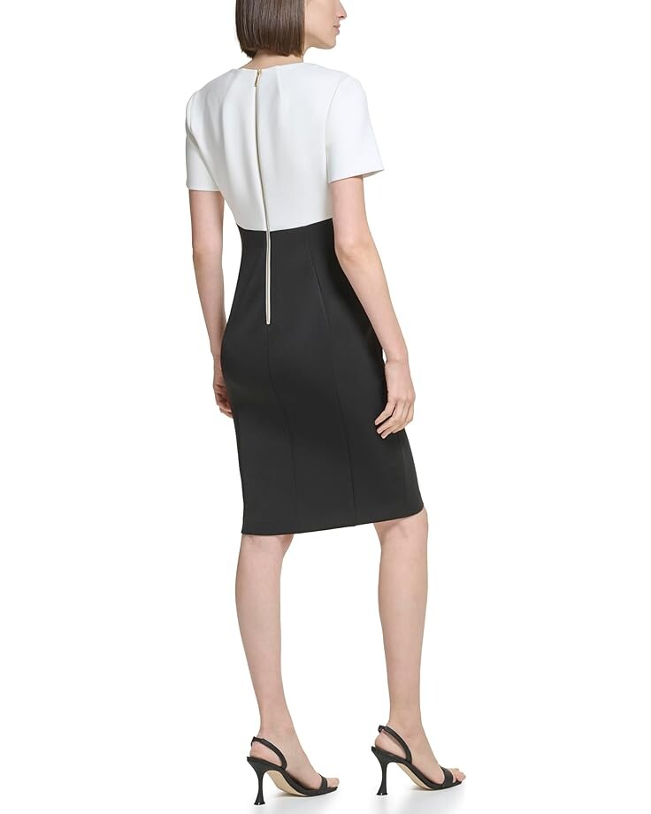 Платье Calvin Klein Color-Block Scuba Sheath with Square Neckline, цвет Black Cream
Платье Calvin Klein Color-Block Scuba Sheath with Square Neckline, цвет Black Cream