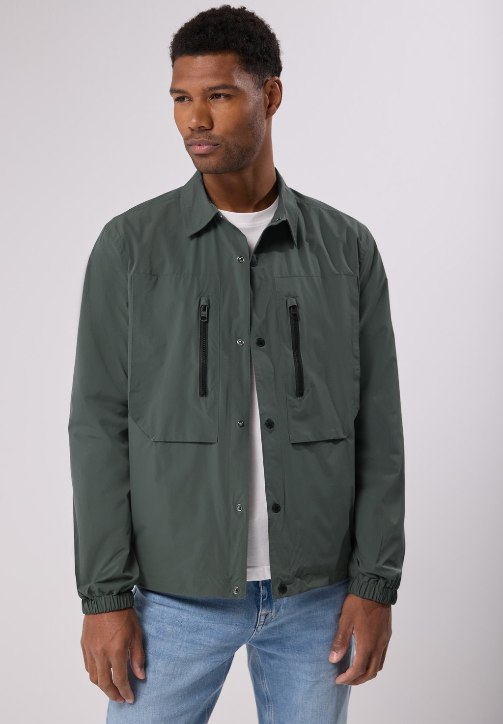 Летняя куртка Street One MEN, зеленый
Летняя куртка Street One MEN, зеленый