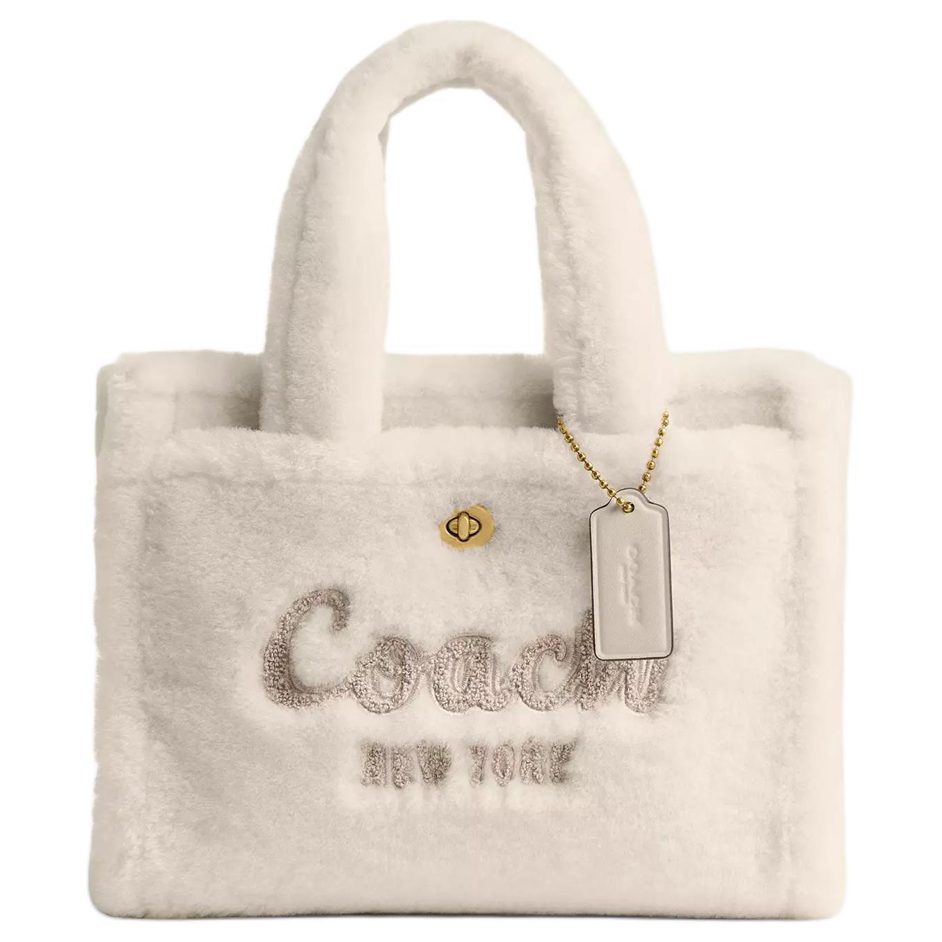 COACH Сумка-шоппер из овчины с наплечным ремнем 
COACH Сумка-шоппер из овчины с наплечным ремнем