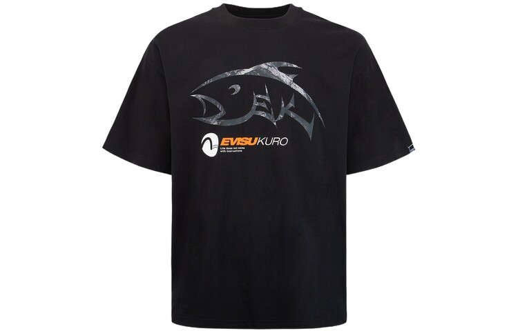 Футболка мужская черная Evisu, черный
Футболка мужская черная Evisu, черный