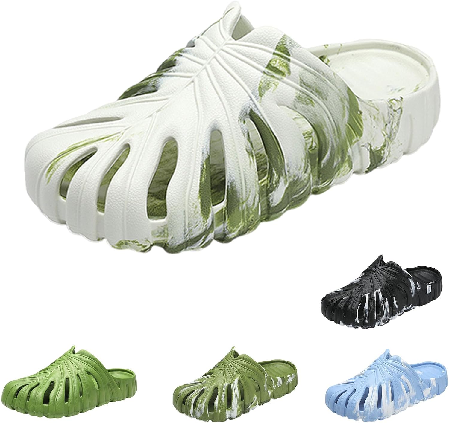 Тапочки «Монстера» для женщин и мужчин, тапочки с толстой подошвой и мягкой подушкой, нескользящие, быстросохнущие, из ЭВА, для пляжа и душа Imtosec, белый
Тапочки «Монстера» для женщин и мужчин, тапочки с толстой подошвой и мягкой подушкой, нескользящие, быстросохнущие, из ЭВА, для пляжа и душа Imtosec, белый