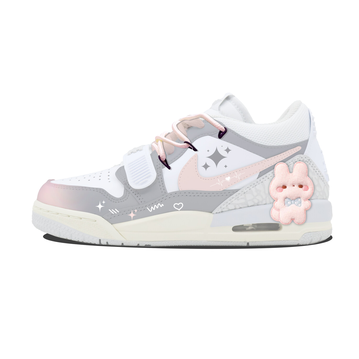 Баскетбольные кроссовки Legacy 312 для детей, начальная школа Jordan, серый/белый/розовый 
Баскетбольные кроссовки Legacy 312 для детей, начальная школа Jordan, серый/белый/розовый