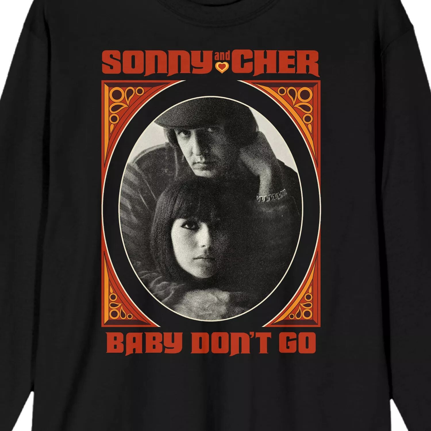 Мужская футболка с рисунком Sonny & Cher Baby Don't Go Licensed Character
Мужская футболка с рисунком Sonny & Cher Baby Don't Go Licensed Character